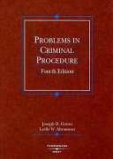 Problems in criminal procedure /