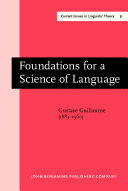 Foundations for a science of language