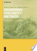 Vanishing viscosity method : solutions to nonlinear systems /