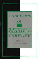 Casebook of marital therapy /