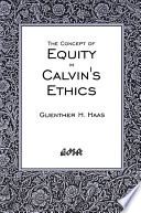 The concept of equity in Calvin's ethics
