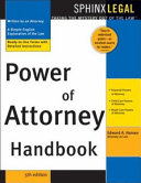 Power of attorney handbook