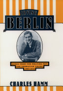 Irving Berlin songs from the melting pot : the formative years, 1907-1914 /