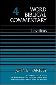 Word Biblical Commentary : Leviticus /