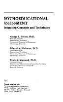 Psychoeducational assessment : integrating concepts and techniques /