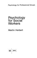 Psychology for social workers /