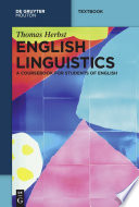English linguistics a coursebook for students of English /