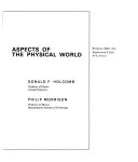 My father's watch : aspects of physical world /