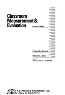 Classroom measurement & evaluation /