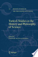 Turkish Studies in the History and Philosophy if Science
