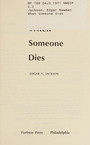 When someone dies /