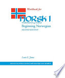 Workbook for Norsk, nordmenn og Norge 1 beginning Norwegian /