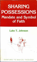 Sharing possessions: mandate and symbol of faith/