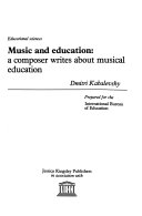 Music and education : a composer writes about musical education /