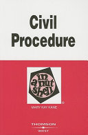 Civil procedure in a nutshell /