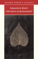Critique of judgement