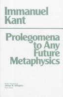 Prolegomena : to any future metaphysics... /