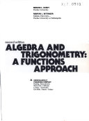 Algebra and trigonometry : a functions aproach /