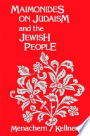Maimonides on Judaism and the Jewish people