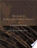 Materials in eighteenth-century science a historical ontology /