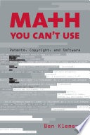 Math you can't use patents, copyright, and software /