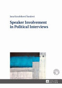 Speaker involvement in political interviews /