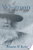 A Whitman chronology