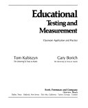 Educational testing and measurement : classroom application and practice /