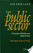 The public sector : concepts models and approaches /