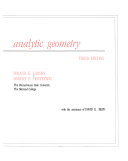Calculus : with analytic geometry /