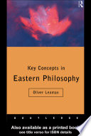 Key concepts in Eastern philosophy