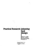 Practical research : planning and design /