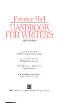 Prentice Hall handbook for writers /