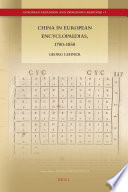 China in European encyclopaedias, 1700-1850