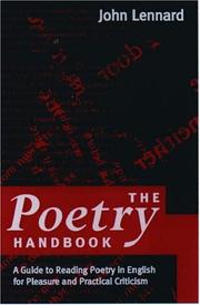 The poetry handbook : a guide to reading poetry  for pleasure and practical criticism /