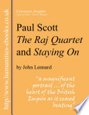 Paul Scott The Raj quartet & Staying on /