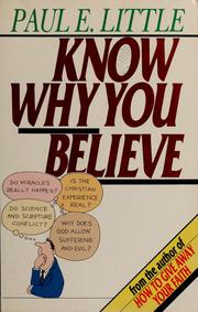 Know why you believe /
