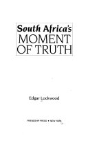 South Africa's moment of truth /