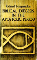 Biblical exegesis in the apostolic period /