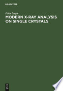 Modern X-ray analysis on single crystals