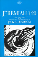Jeremiah 1-20 : a new translation with introdcution ... /