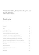 Kenya : minorities, indigenous peoples and ethnic diversity