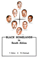 Black homelands in South Africa /