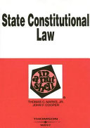 State constitutional law in a nutshell /