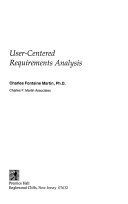 User-centered requirements analysis /