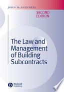 The law and management of building subcontracts
