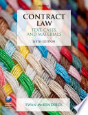 Contract law : text, cases, and materials /