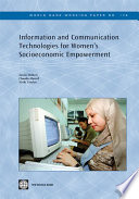 Information and communication technologies for women's socioeconomic empowerment
