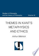 Themes in Kant's metaphysics and ethics