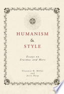 Humanism and style : essays on Erasmus and More /